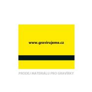 dvouvrstv materil pro mechanick gravrovn XMTS744 luto-ern, rozmr 1200x600mm, sla 0,8mm - www.gravirujeme.cz - KRAFT Servis s.r.o..