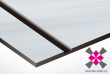 dvouvrstv materil pro gravrovn laserem, povrch leskl, drtkovan, stbrn-ern, sla 0,8mm, www.gravirujeme.cz