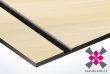 dvouvrstv materil pro gravrovn laserem, drtkovan, matn zlat/textura ern, sla 0,8mm, www.gravirujeme.cz