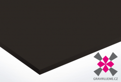 ern deska pro gravrovn laserem, sla 0,5mm, www.gravirujeme.cz