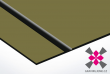 dvouvrstv laserov flie, povrch kartovan bronz, textura ern, rozmr 610x305mm, sla 0,1mm, www.gravirujeme.cz