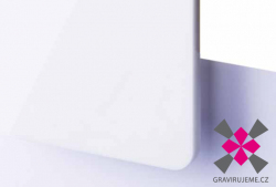 plexisklo pro laserov gravrovn, prodn bl, prsvitn, rozmr 1200x600mm, sla 3mm, www.gravirujeme.cz