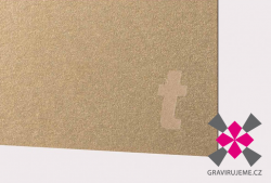 gravrovac papr, metalick, zlat, 300g, cena/balen 10ks, formt A3, www.gravirujeme.cz
