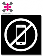 laserov� hlin�k �erno-b�l� 300x600x0,5mm