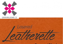 dvoubarevn� PU k��e pro laserov� grav�rov�n� oran�ov�-�ern�