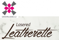 dvoubarevn� um�l� k��e pro laserov� grav�rov�n� mramor-�ern�