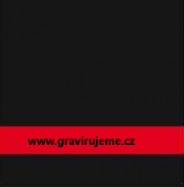 PU materi�l, struktura k��e, �ern� - �erven� 300x600x0,5mm