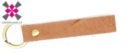 p��v�sek na kl��e z k��e s krou�kem, sv�tle-hn�d�, 50ks 1
