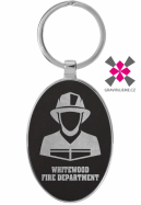 p��v�sek na kl��e k��e �ern�-st��brn�, kov, ov�ln� 75x44mm 5