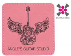 n�ivka z PU k��e s termolepidlem 75x75mm, r��ov� 25ks 8