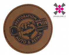 n�ivka z PU k��e s termolepidlem, pr. 75mm, hn�d� 25ks 18