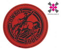 n�ivka z PU k��e s termolepidlem, pr. 75mm, �erven� 25ks 23