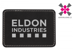 n�ivka z PU k��e s termolepidlem, 89x63mm, �ern�, 25ks 28