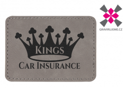 n�ivka z PU k��e s termolepidlem, 89x63mm, �ed�, 25ks 29