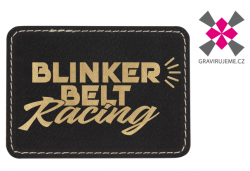 n�ivka  PU k��e, termolepidlo, 89x63mm, �ernozlat�, 25ks 31