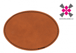 n�ivka z PU k��e s termolepidlem, 89x56mm, natur, 25ks 40