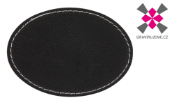 n�ivka z PU k��e s termolepidlem, 89x56mm, �ern�, 25ks 41