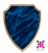 hlin�kov� cedule modr� mramor, zlat� okraj 212x162mm 2