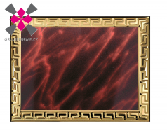 hlin�kov� cedule mramor-zlat�, 200x150mm 7