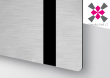 dvouvrstv� laserov� f�lie proveden� kart��ovan� nerez ocel-�ern� 0,2mm 139693 - www.gravirujeme.cz