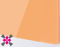 plexisklo pro laserov� grav�rov�n�, barva pastelov� oran�ov�