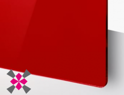 akrylov� deska TroGlass Mirror �erven� 1220x610x2,9mm 