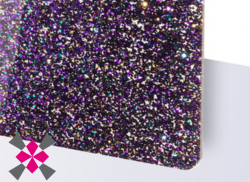 akrylov� sklo TroGlitter purple 1020x600x3mm k�d 200857
