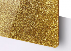 akrylov� sklo TroGlitter zlat� 1020x600x3mm k�d 144641