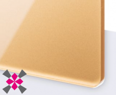 plexisklo Troglass Reverse leskl� bronz zlat� 3mm k�d 119375