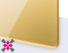 plexisklo Troglass Reverse leskl� zlat�, 5mm, k�d 20637