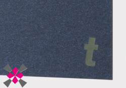 grav�rovac� pap�r, metalick� modr� ocel, 300g