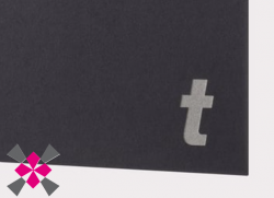 grav�rovac� pap�r, proveden� �ern�-st��brn�, 300g