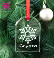 ozdoba ze skla s o�kem Ark 80x60x5mm, balen� 10ks