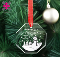 ozdoba ze skla s o�kem Diamant 80x80x5mm, balen� 10ks