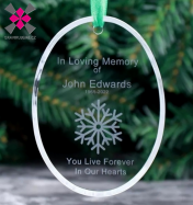 ozdoba ze skla s o�kem ov�l 95x70x5mm, balen� 10ks