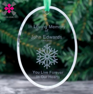 ozdoba ze skla s o�kem ov�l 75x60x3mm, balen� 10ks