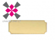 hlin�kov� grav�rovac� desti�ka zlat� leskl�, 73x27mm, 50ks - www.gravirujeme.cz
