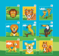 kreativn� sada raz�tek Pixel Stamp Animals zv���tka - pohled 3 - www.gravirujeme.cz
