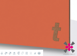 lakovan� MDF deska pro grav�rov�n� TroWood Color lososov�