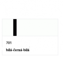 melaminov� deska b�l�-�ern�-b�l� 610x800x1,5mm